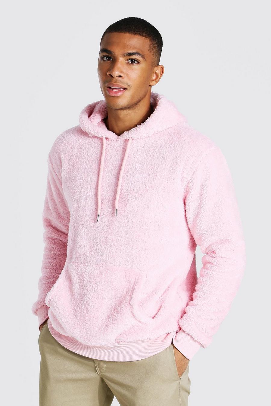 Pink Borg Over The Head Hoodie image number 1