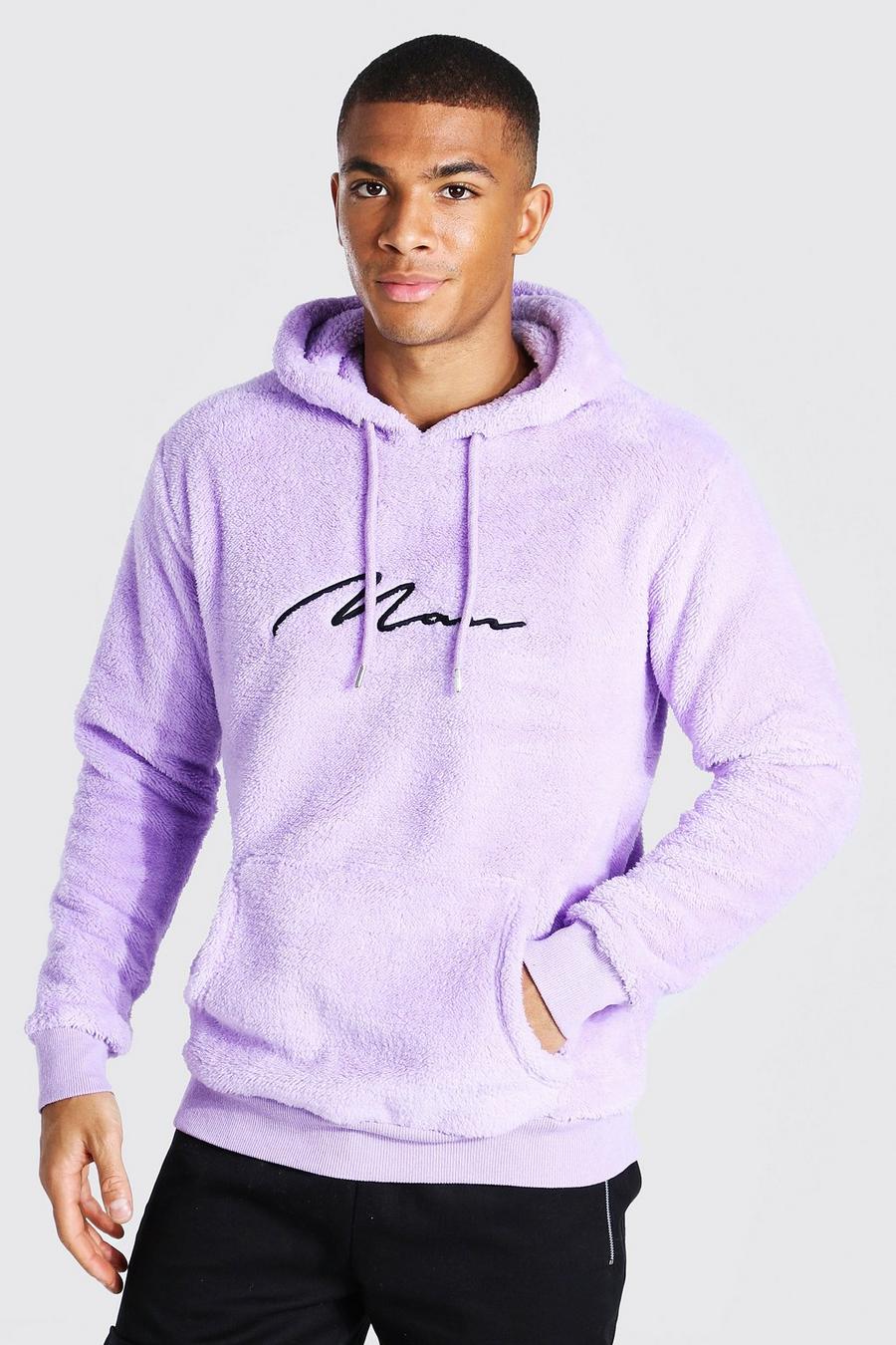 Lilac Man Signature Hoodie i teddy image number 1