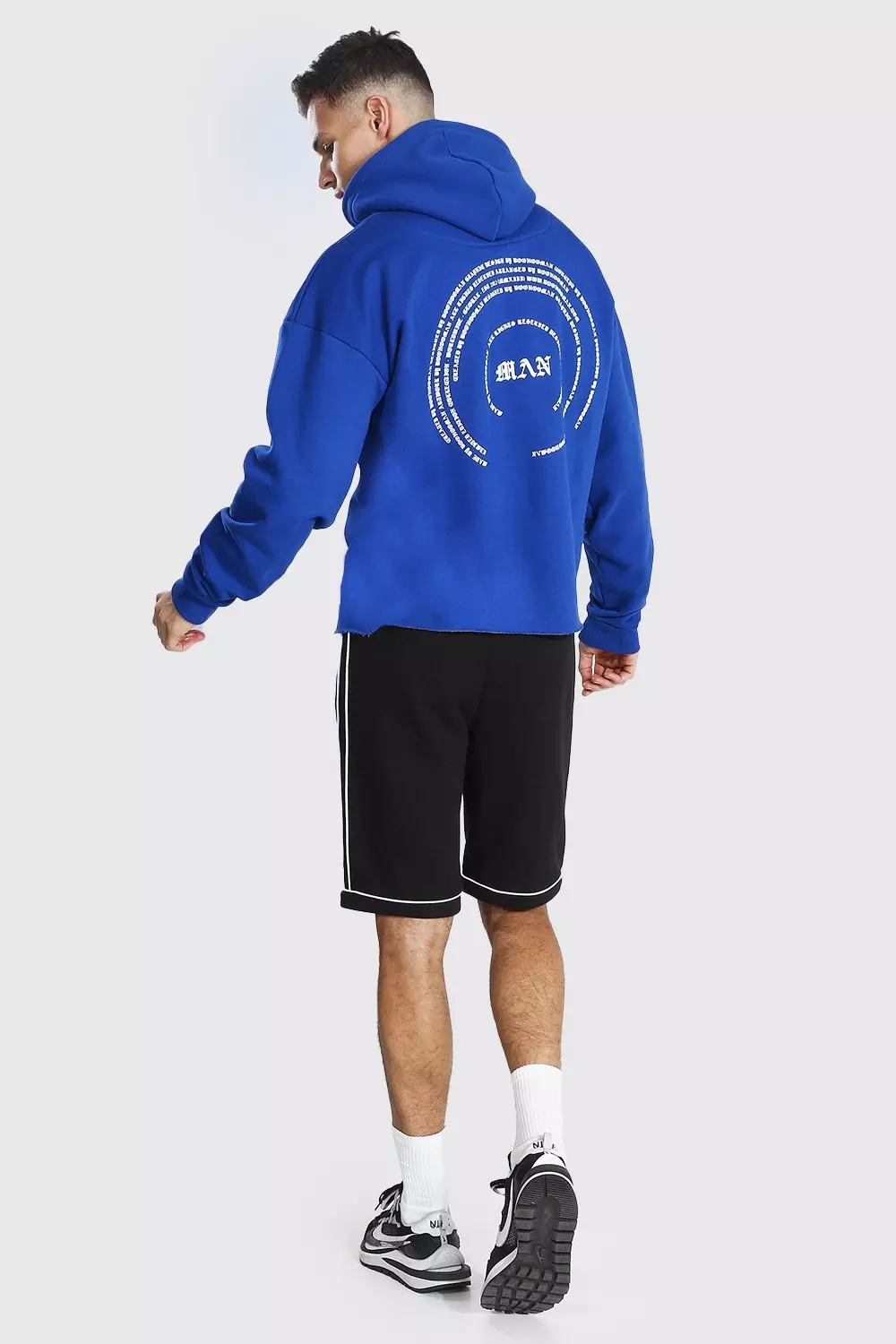 Adidas eqt blue outline hoodie online