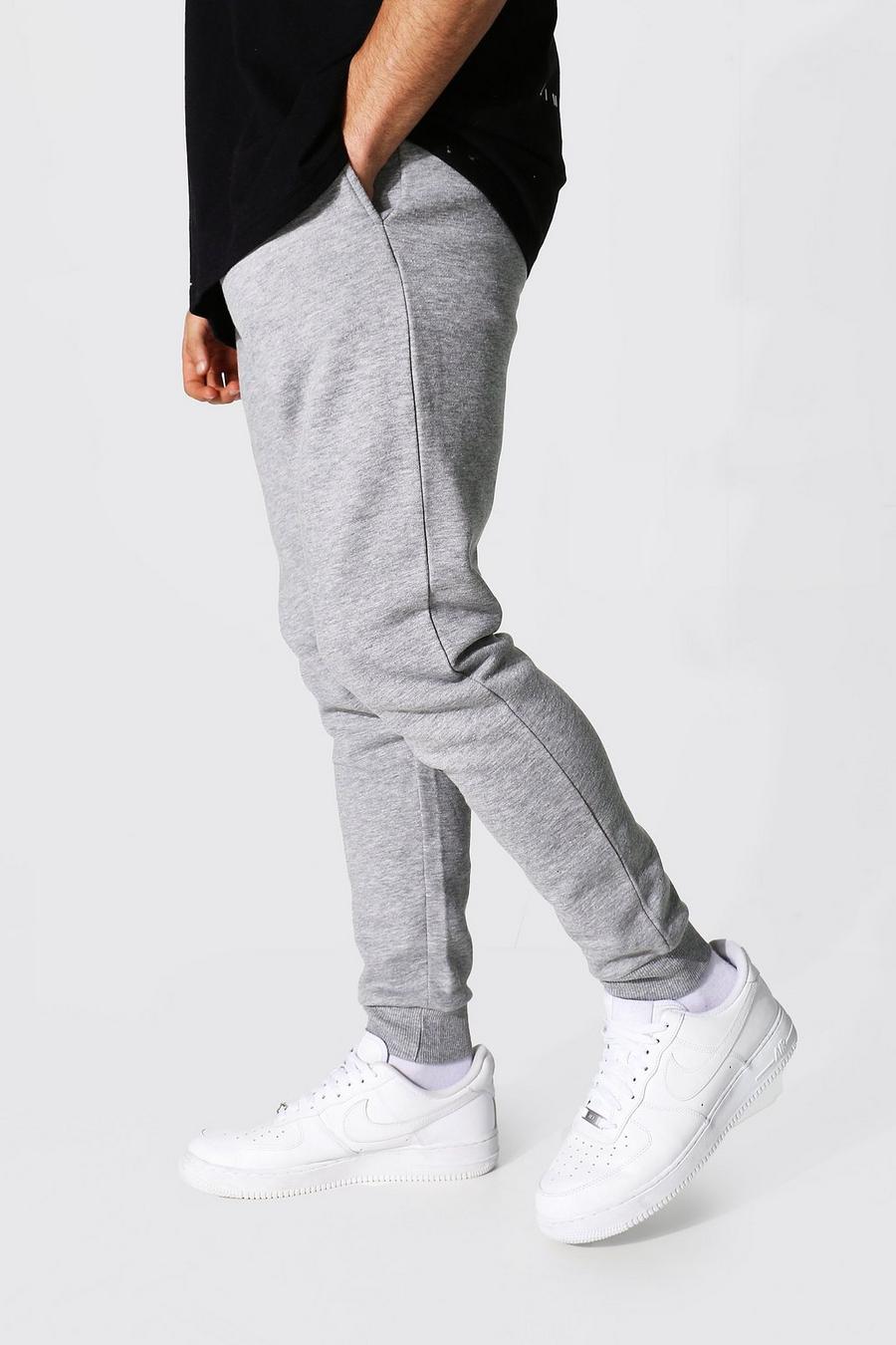 Grey marl Recycled Skinny Fit Jogger image number 1