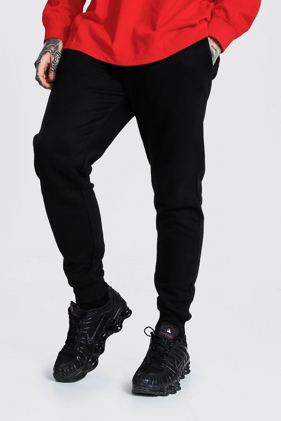 Black Recycled Slim Fit Track Pant image number 1
