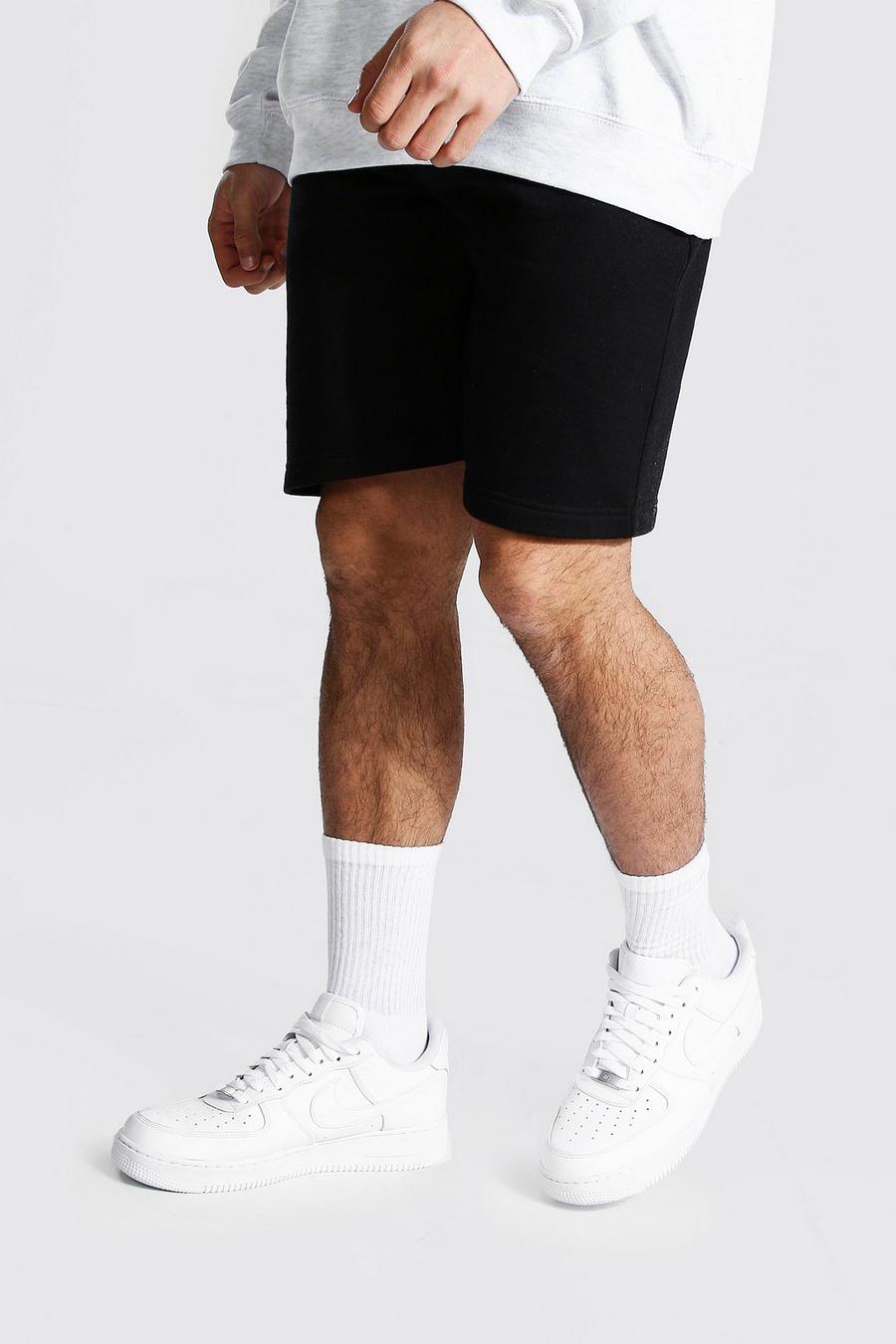 Regular Fit Jersey-Shorts , Schwarz image number 1