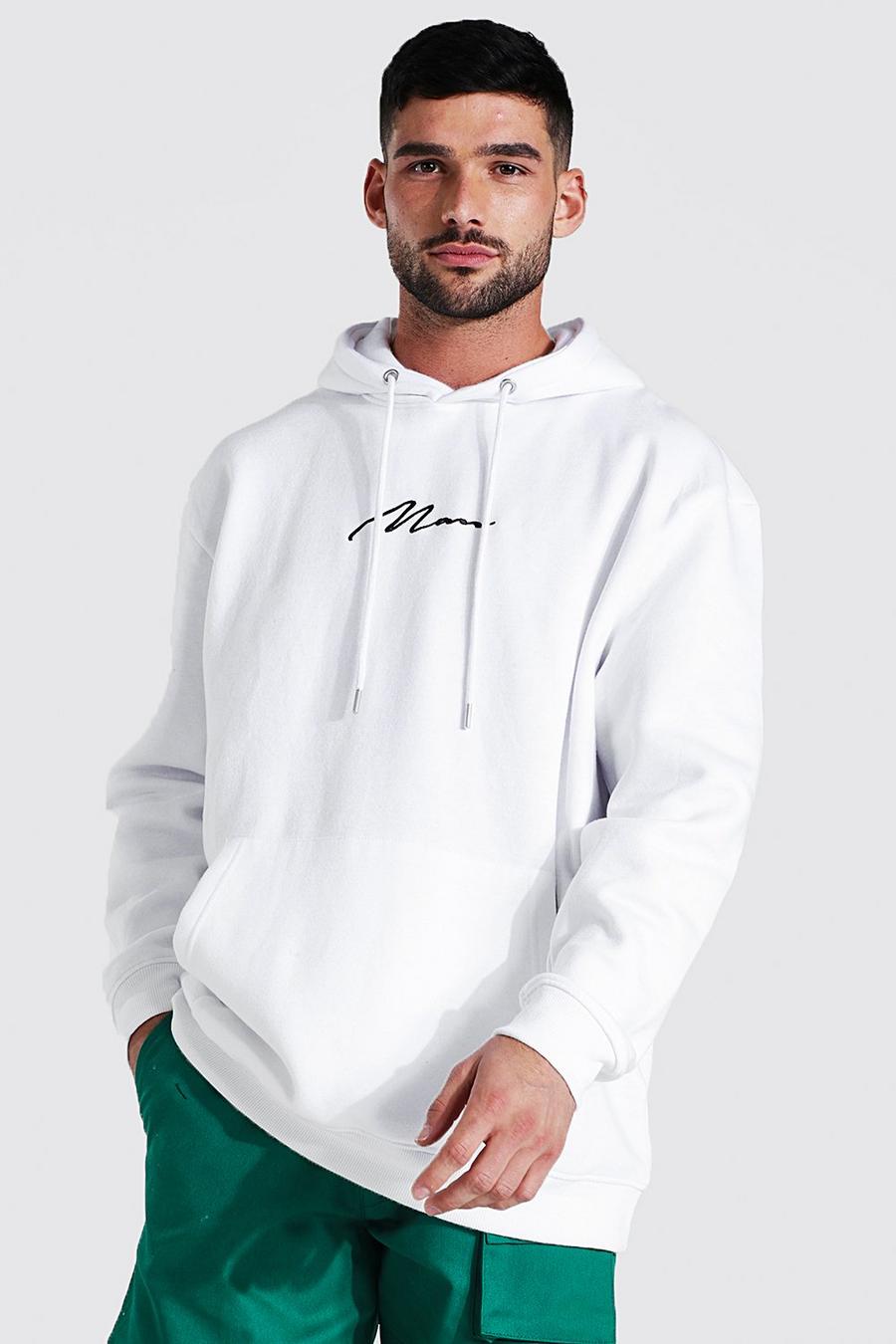 White Man Signature Oversize hoodie  image number 1