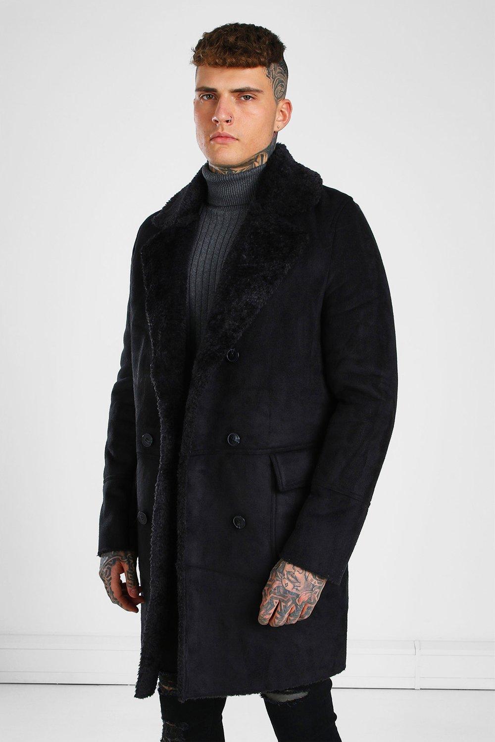 Boohoo hotsell mens overcoat