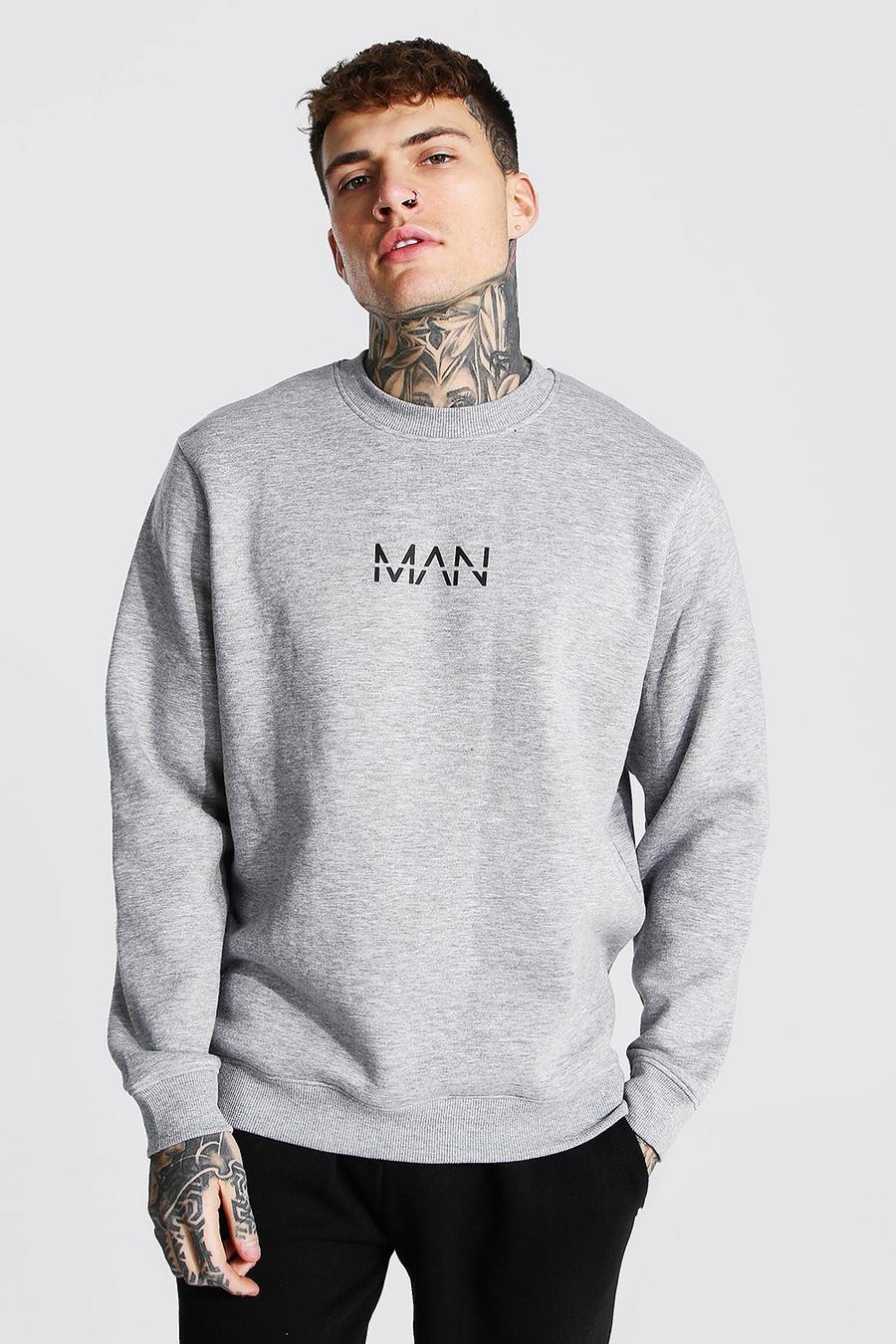 Grey marl Original Man Regular Sweatshirt image number 1