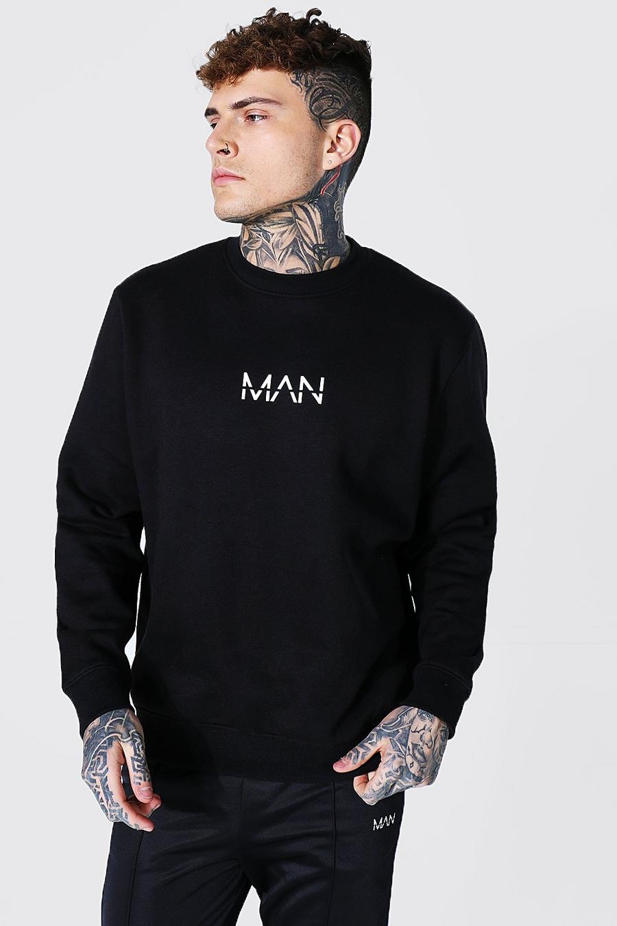 Original Man Oversize Sweatshirt, Black image number 1