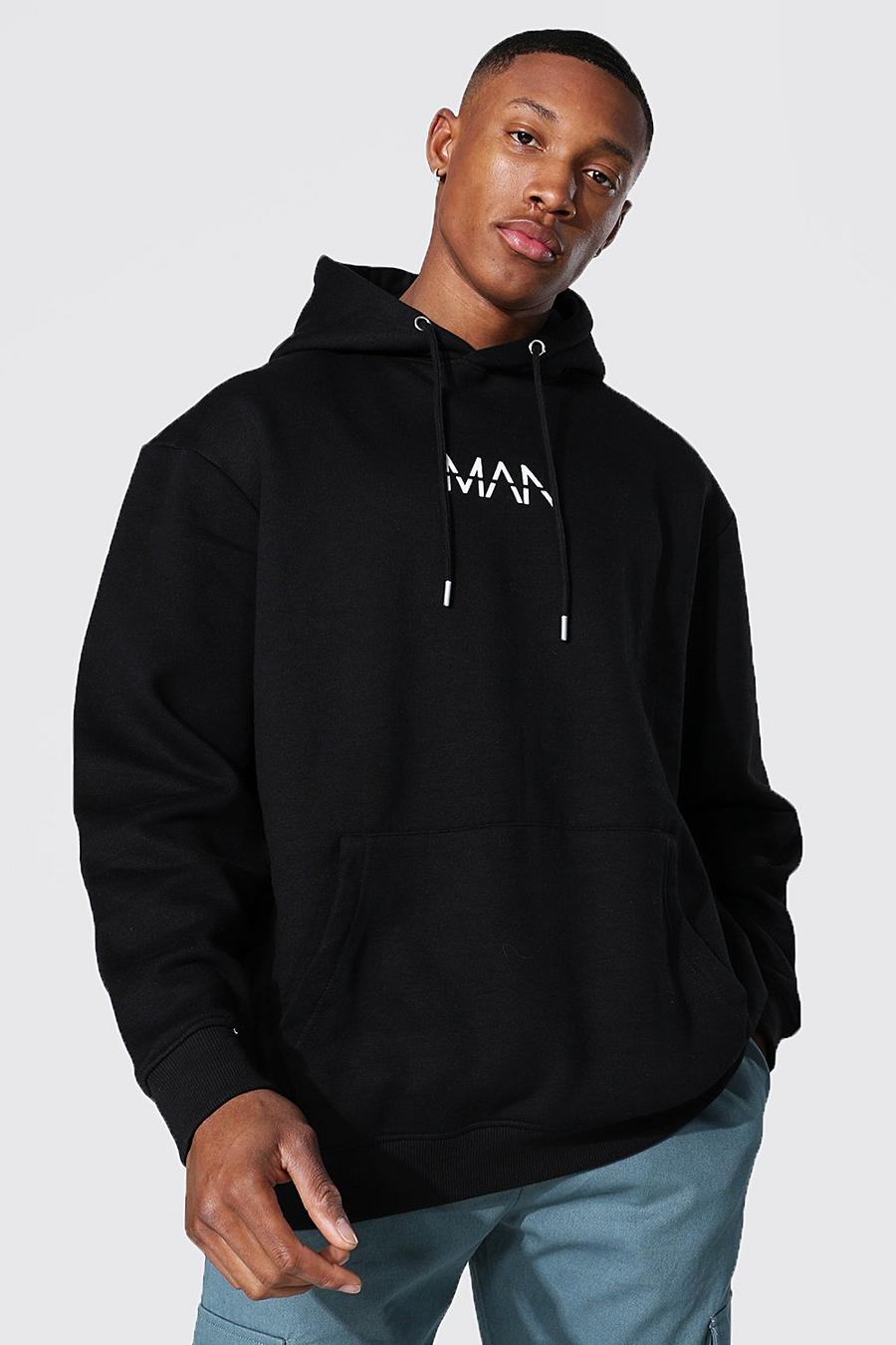 Black Original MAN Oversize hoodie  image number 1