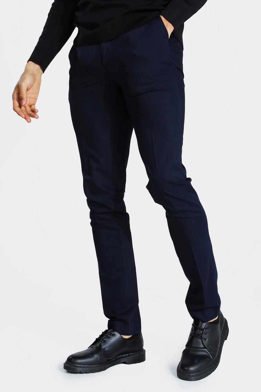 Navy Tall Skinny Fit Pants image number 1