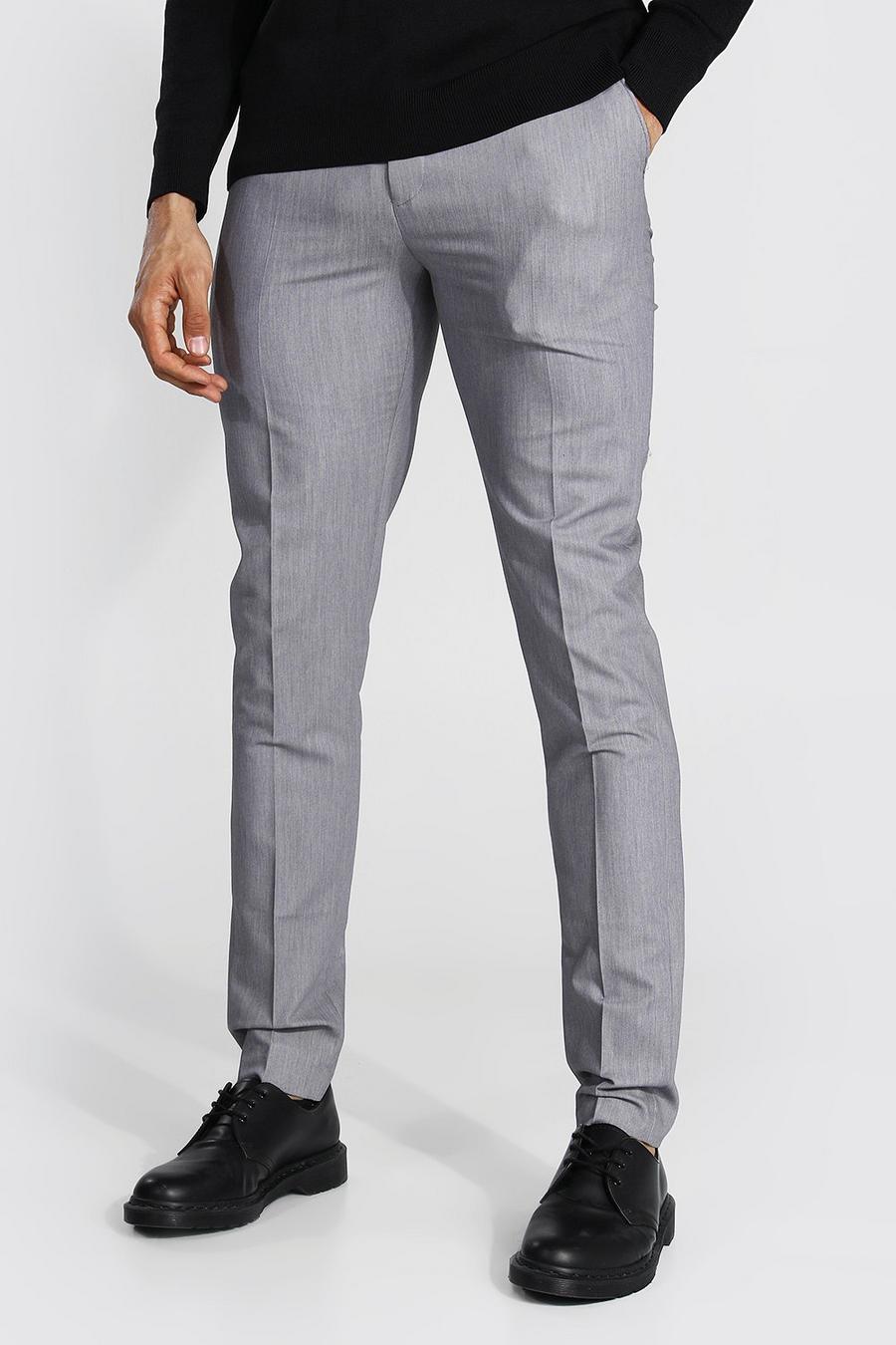 Grey Tall Skinny Fit Pants image number 1