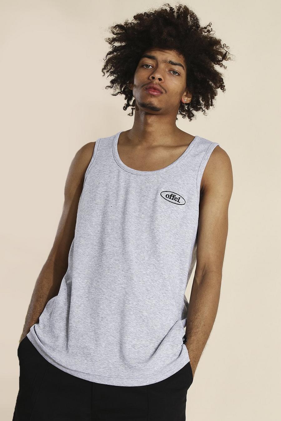 Grey Official Rib Tank Top image number 1