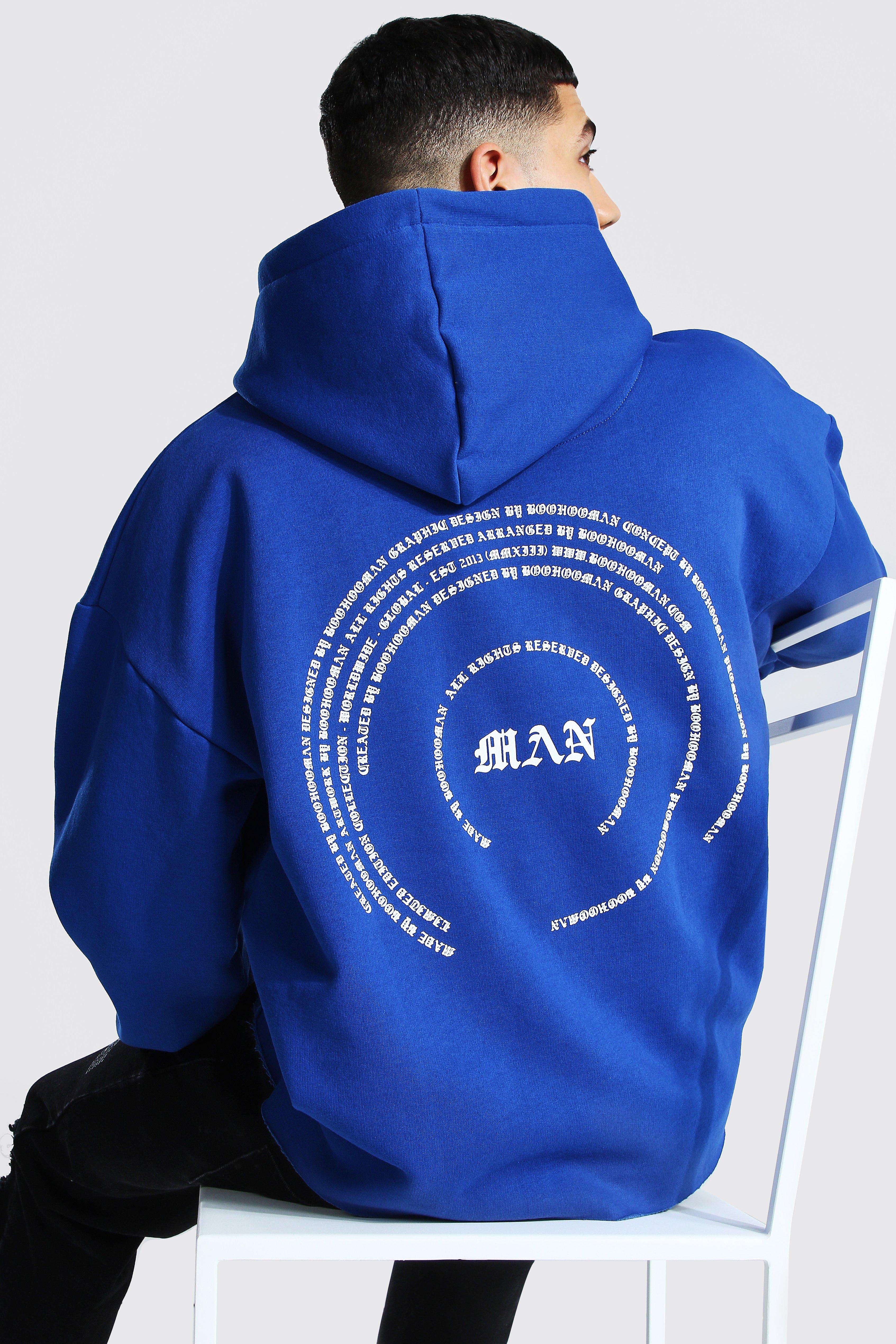 Hoodie med online print