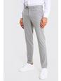 Skinny Grey Suit Trousers