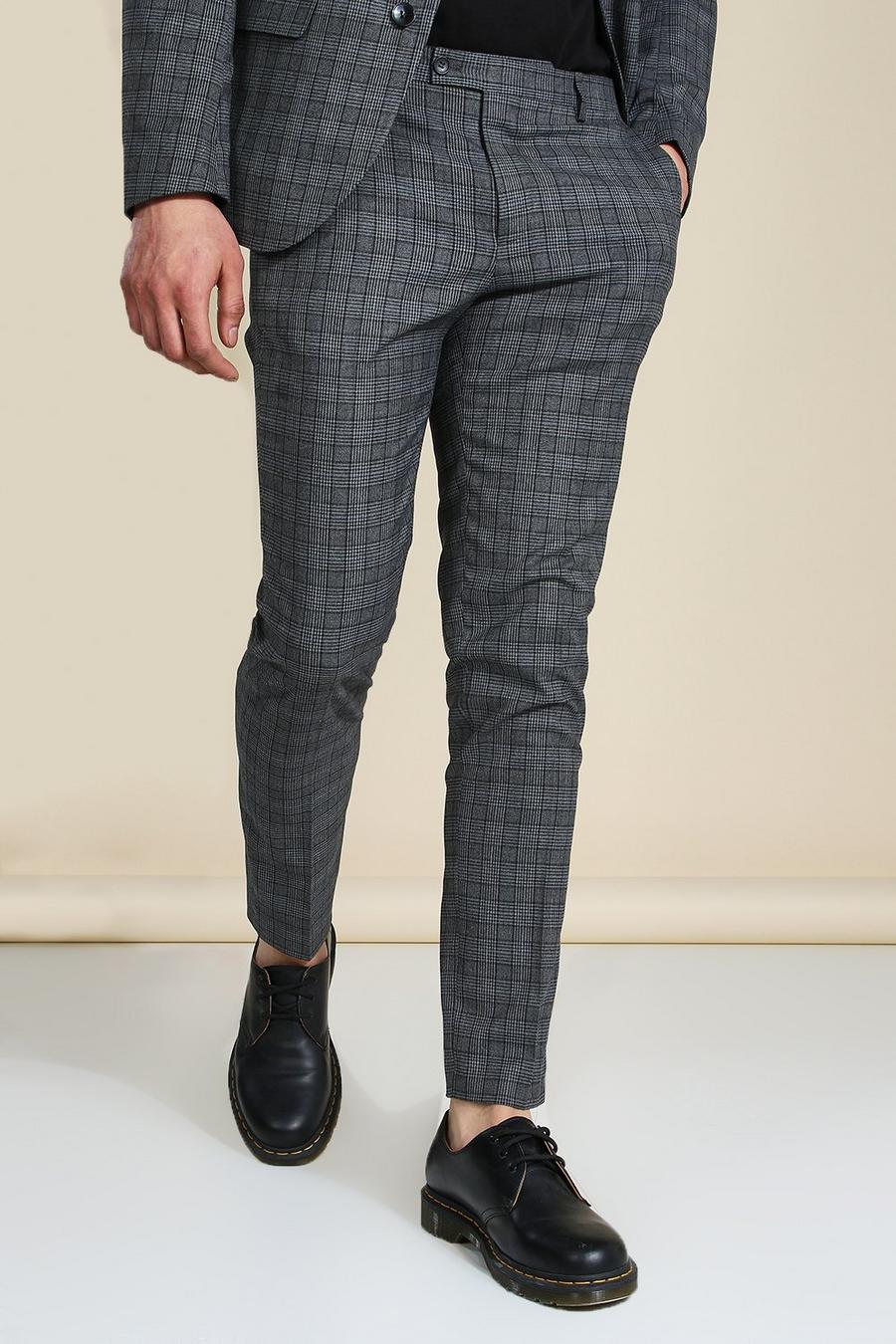 Pantalon de costume coupe slim gris image number 1