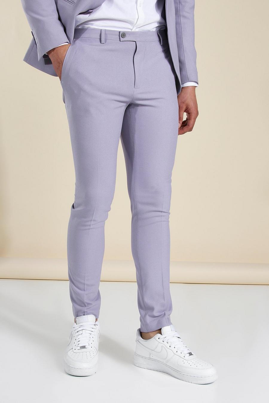 Skinny Lilac Suit Pants image number 1