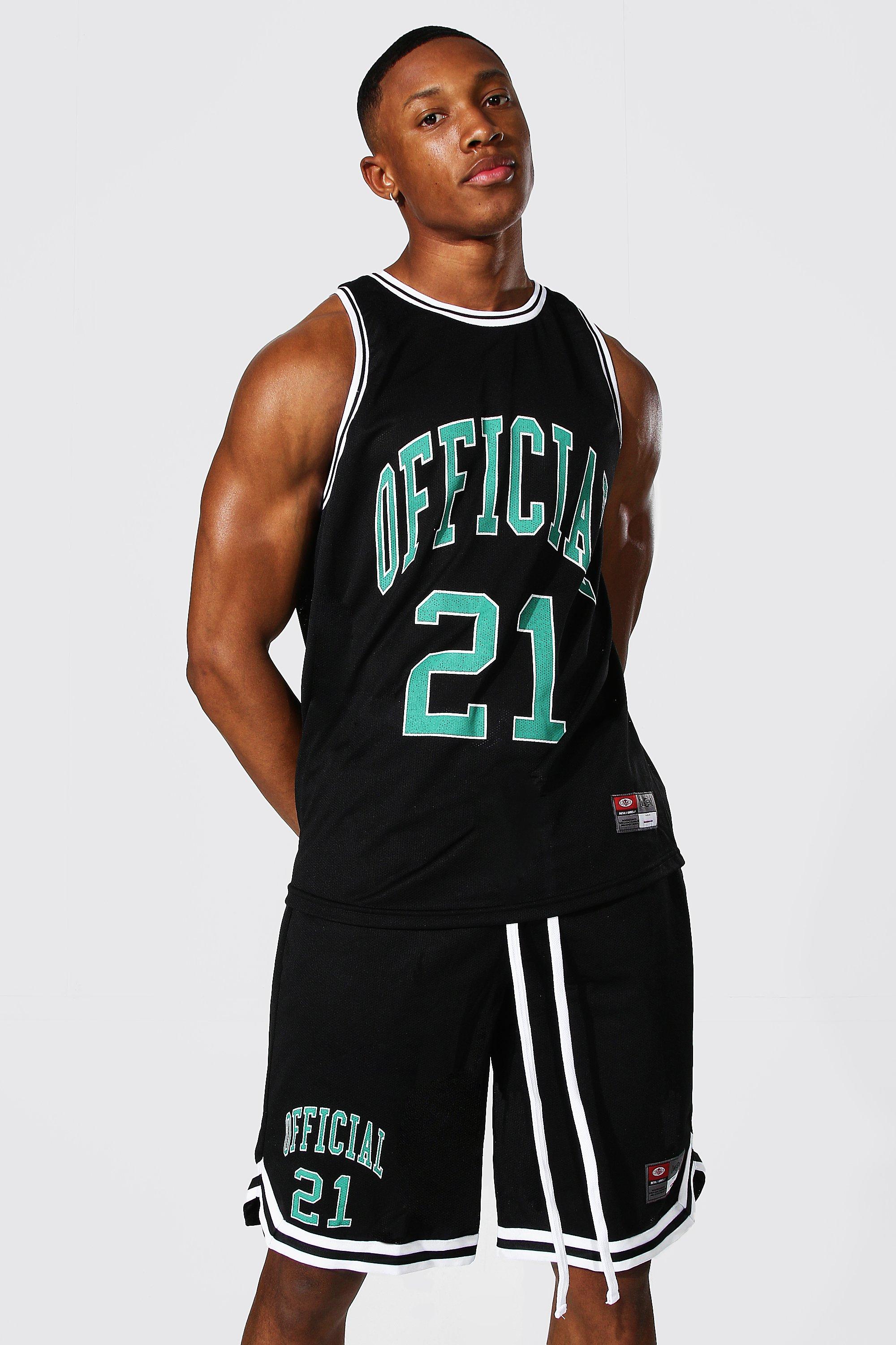 Man Official Mesh Basketball Tank Top