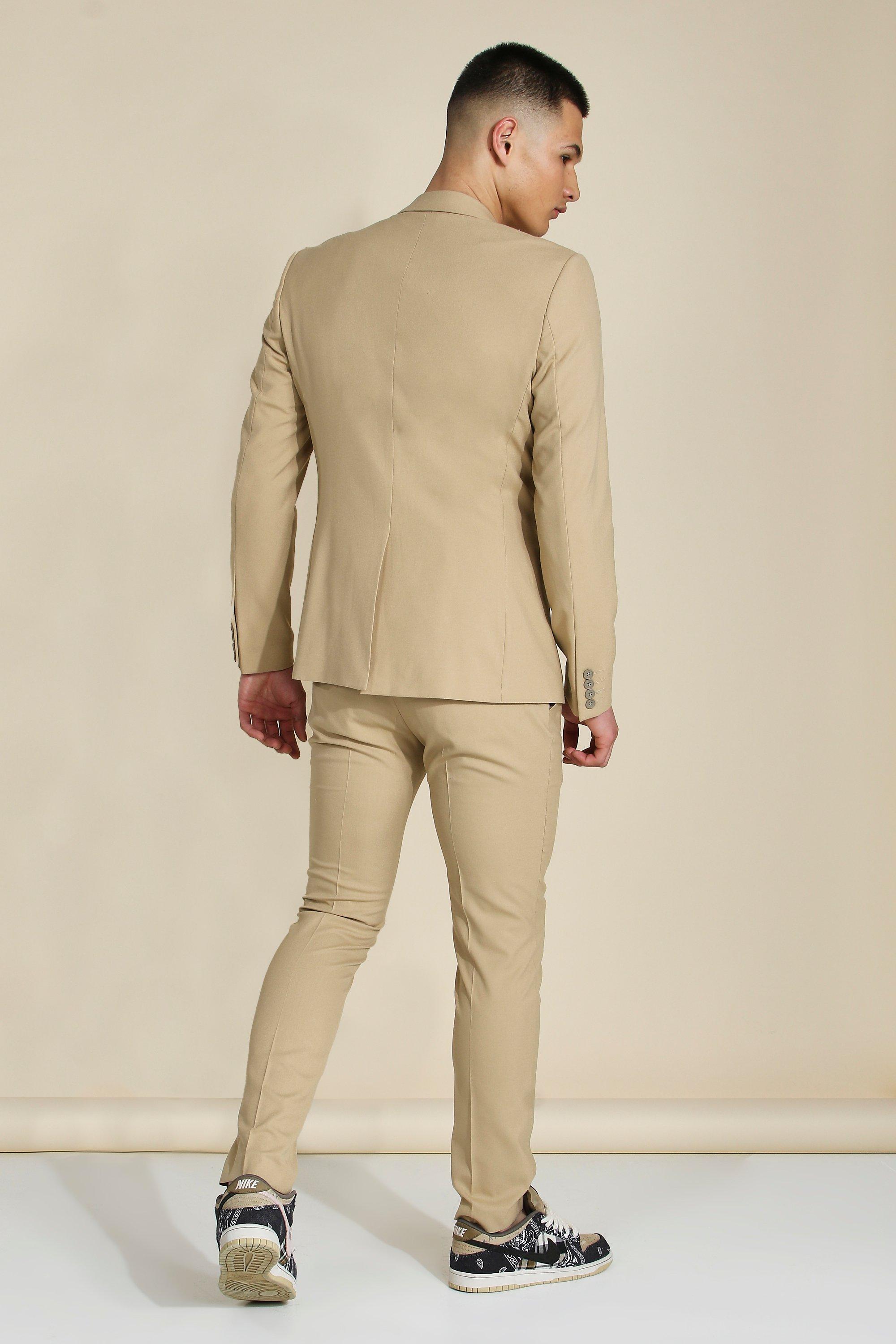 Traje color online camel