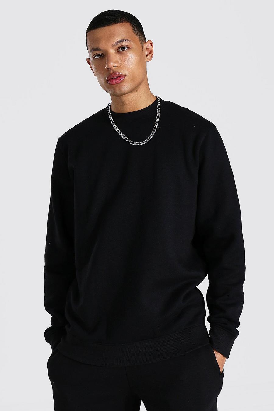Black Tall Regular Fit Sweater image number 1