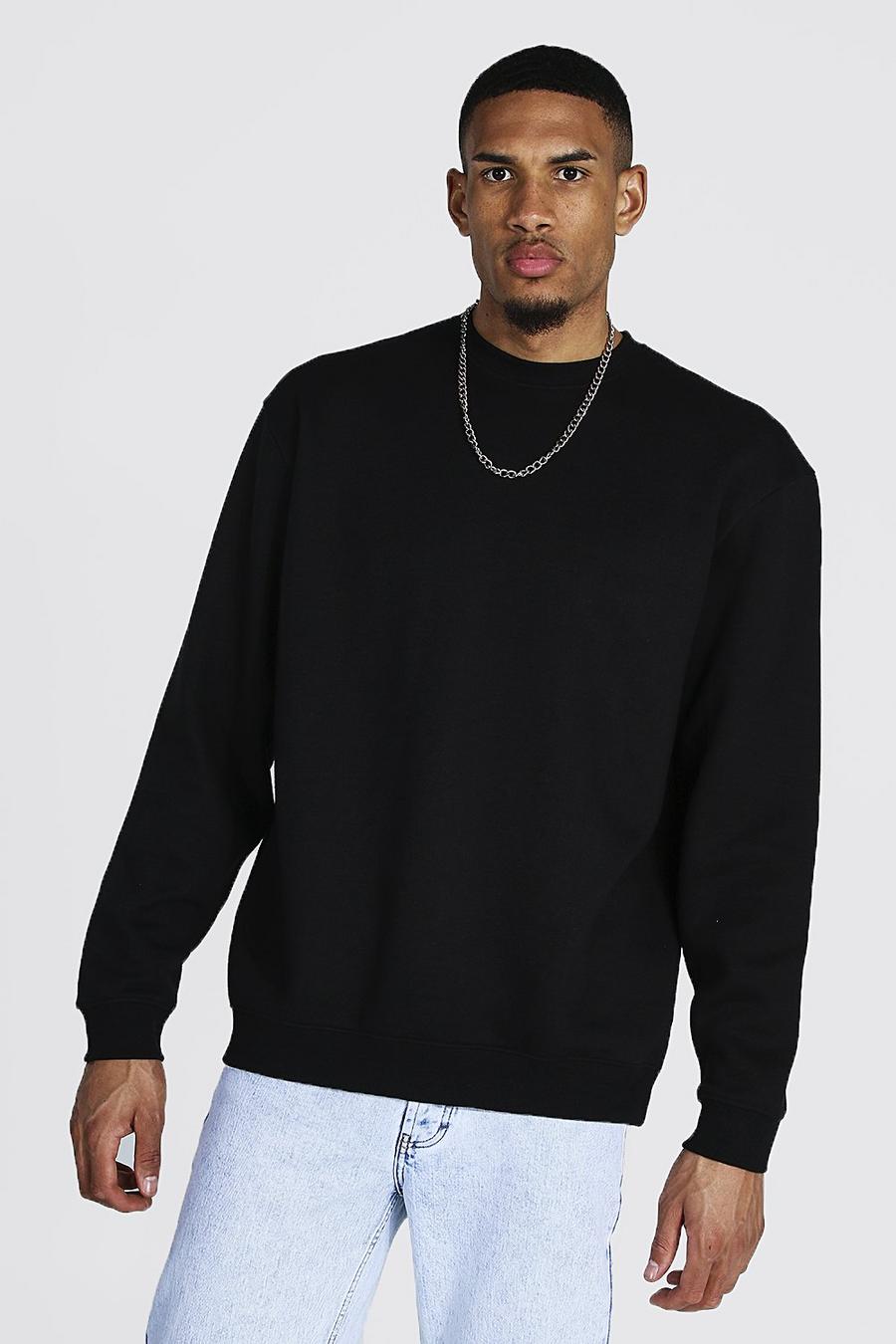 Black Tall Oversized Sweater image number 1