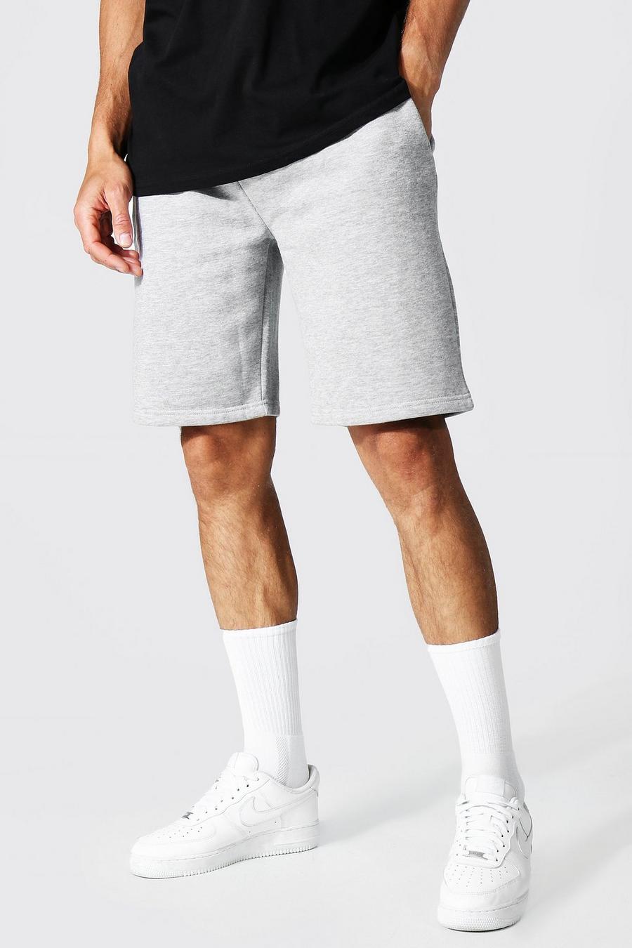 Grey marl Tall Jersey Regular Fit Shorts image number 1