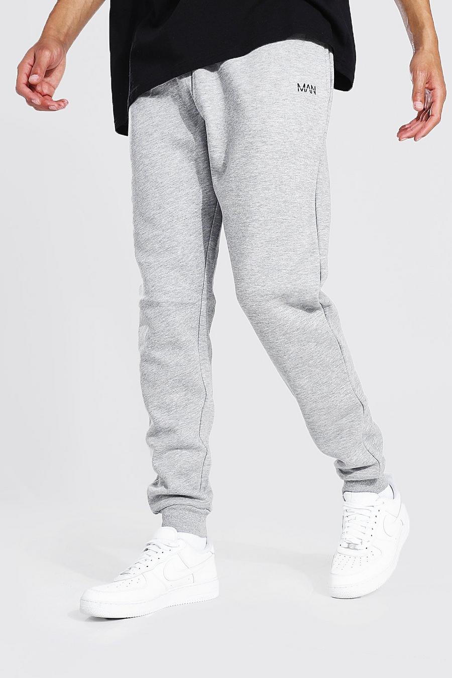 Grey marl Tall Recycled Man Dash Skinny Fit Track Pant image number 1