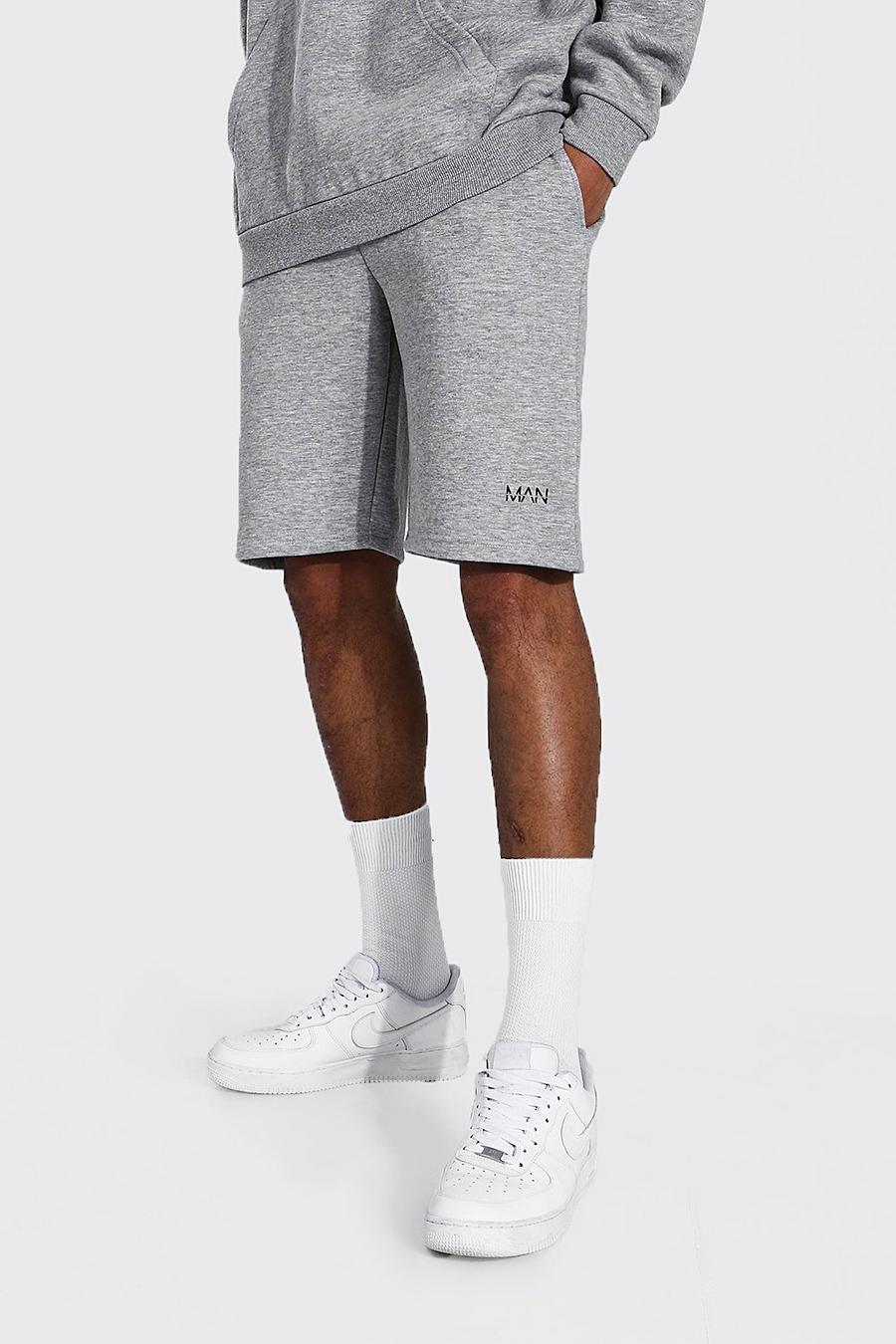Tall Man-Dash Jersey-Shorts, Grey marl image number 1