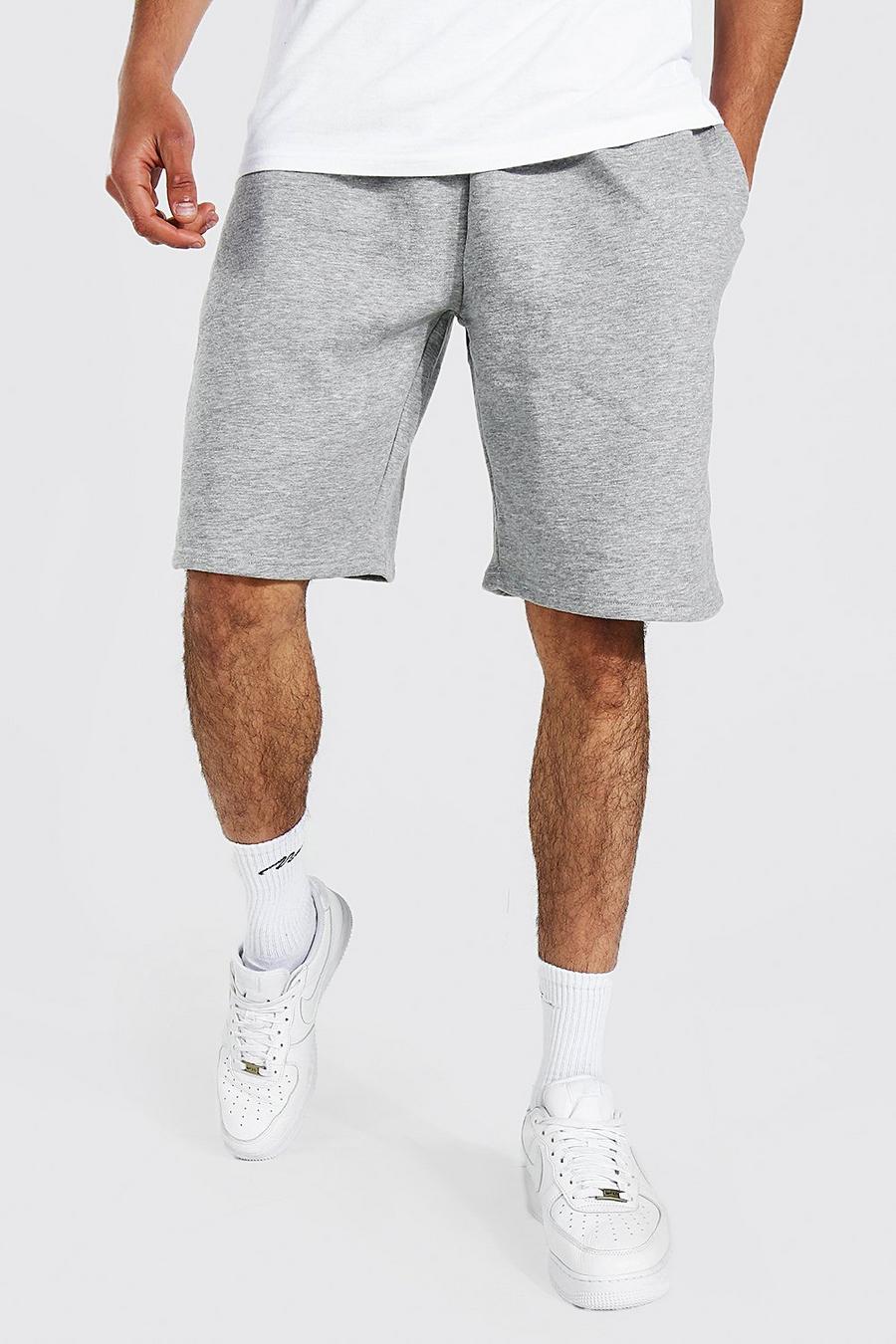 Grey marl Tall Loose Fit Jersey Short image number 1