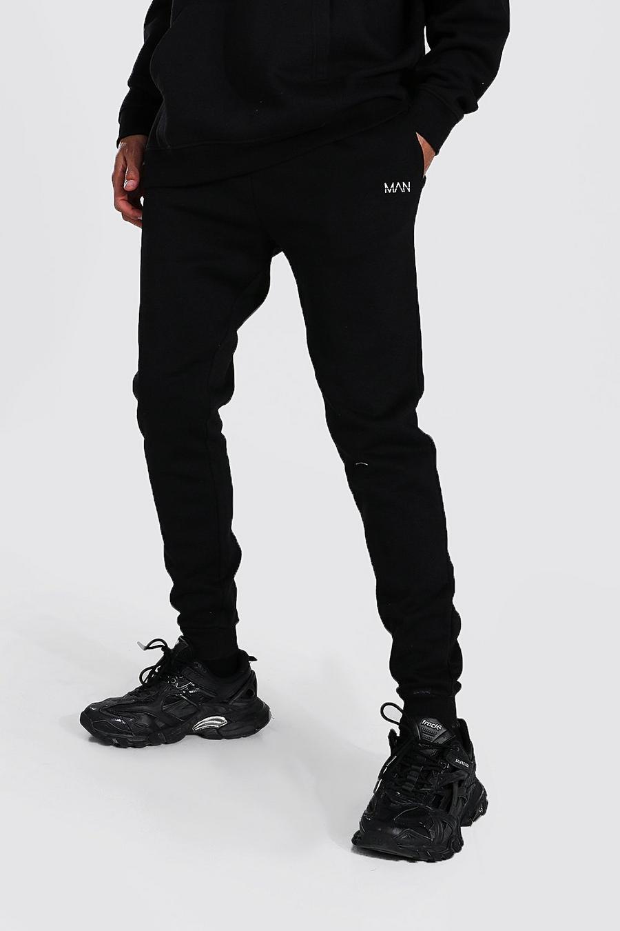 Black Tall Recycled Man Dash Slim Fit Track Pant image number 1