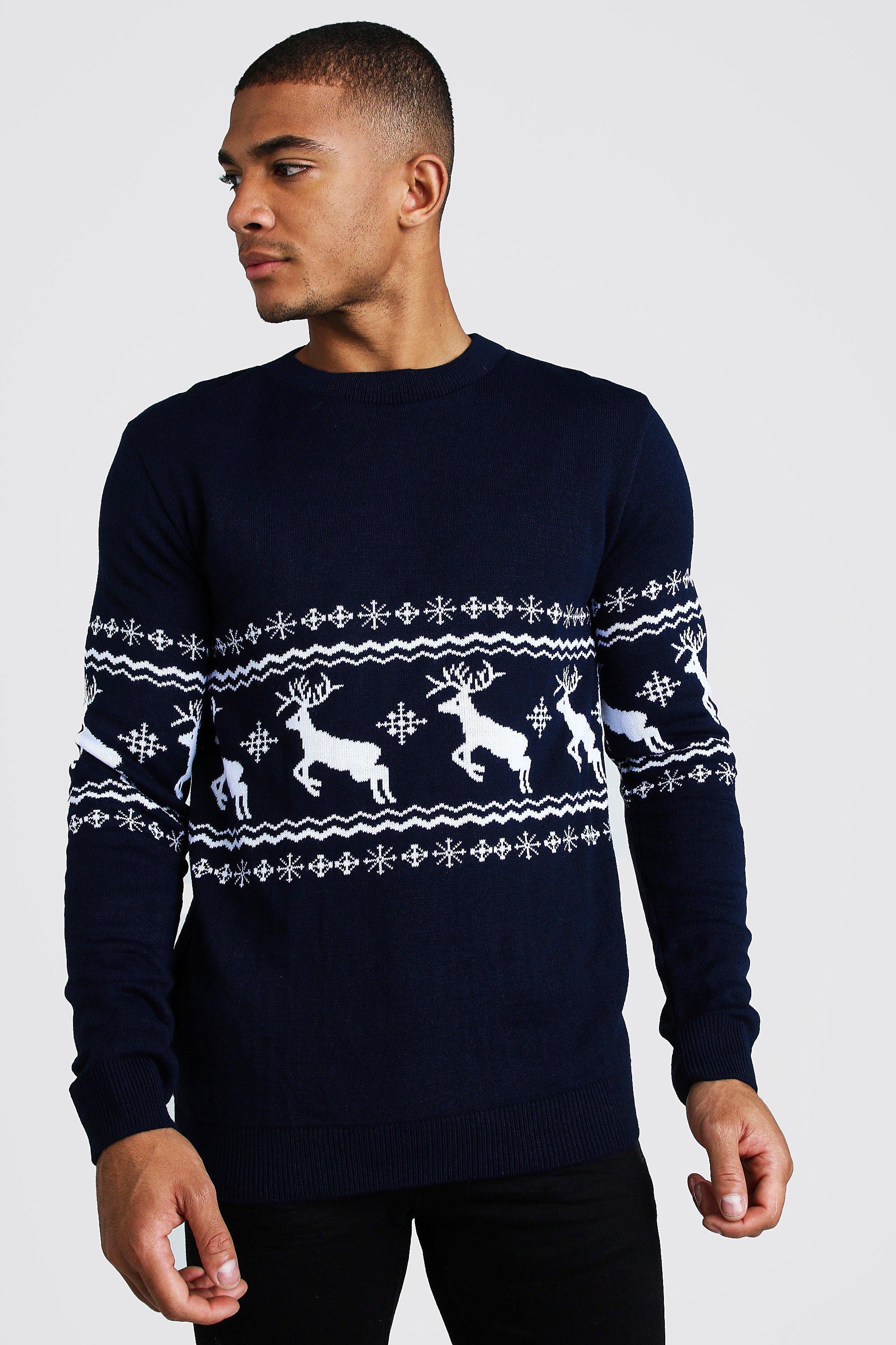 boohoo reindeer jumper