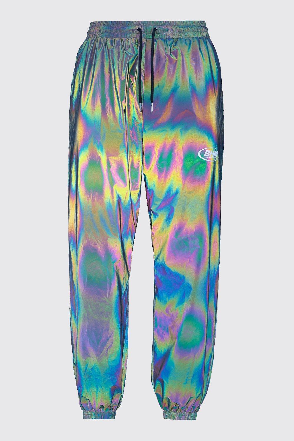 boohoo reflective joggers