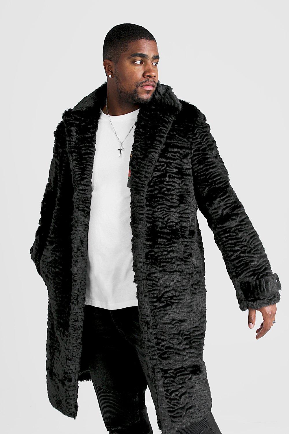 calvin klein jacket with fur hood