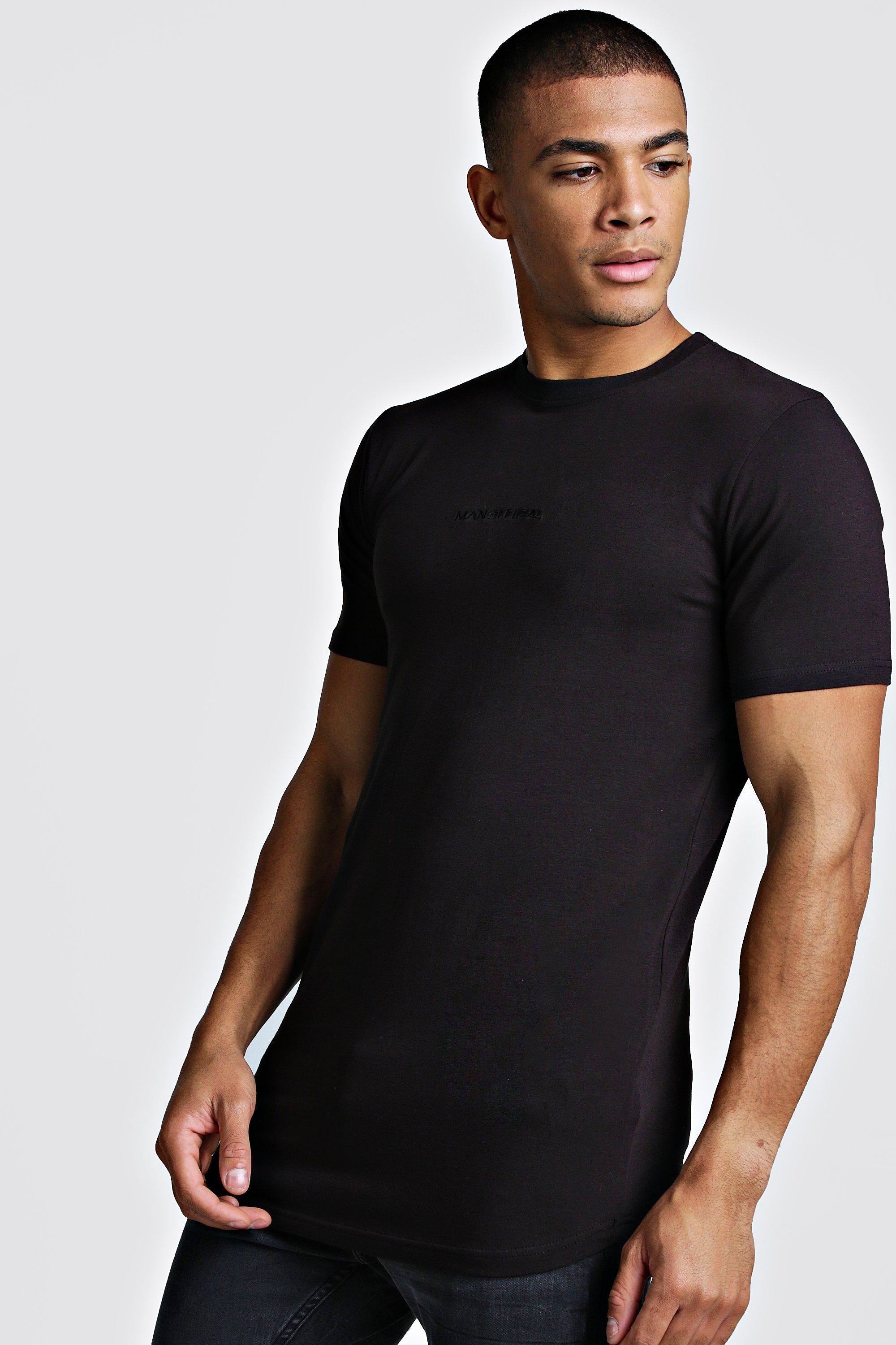 longline printed t shirt