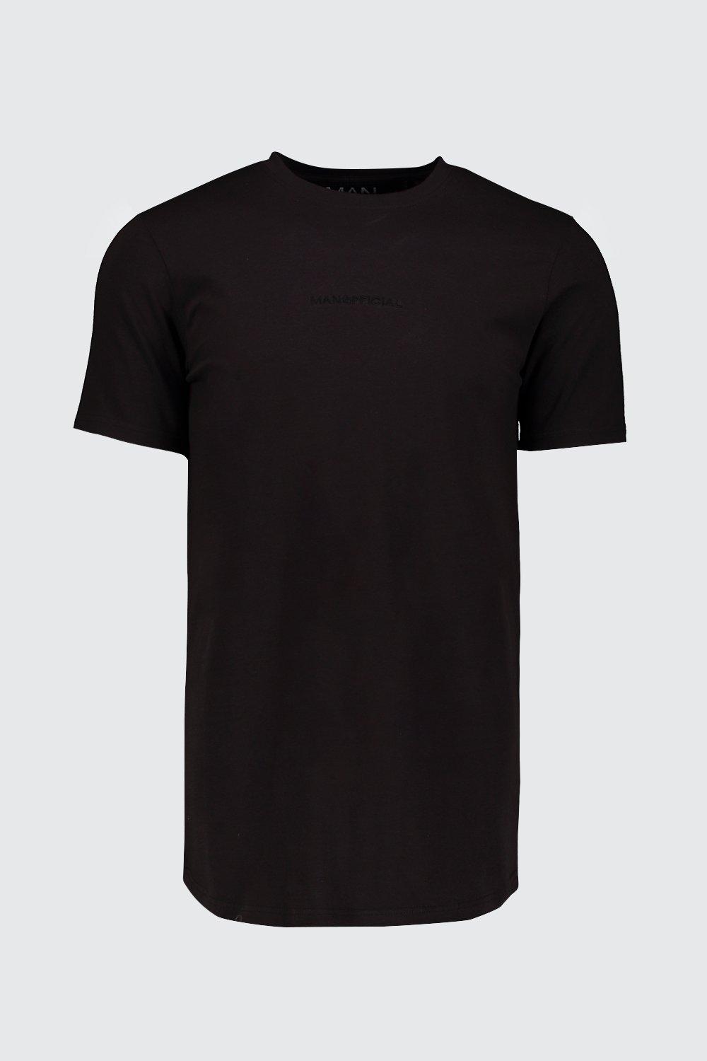 longline printed t shirt