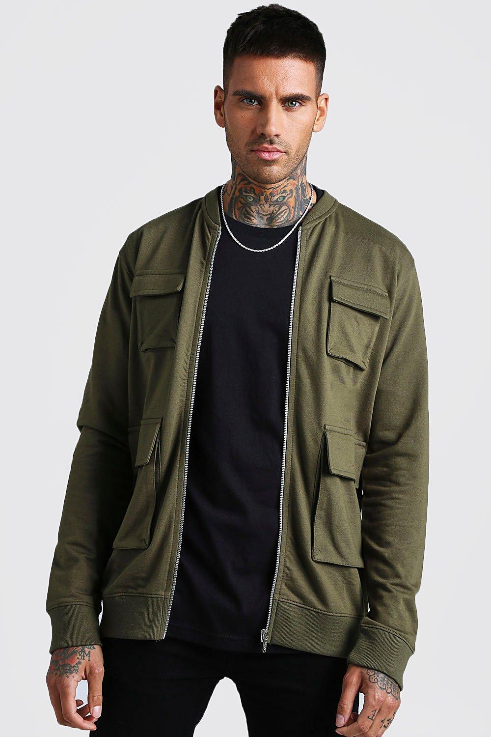 utility bomber jacket