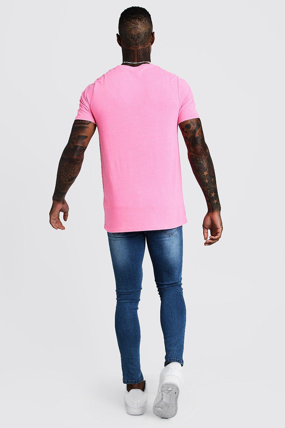 Shops boohoo neon pink