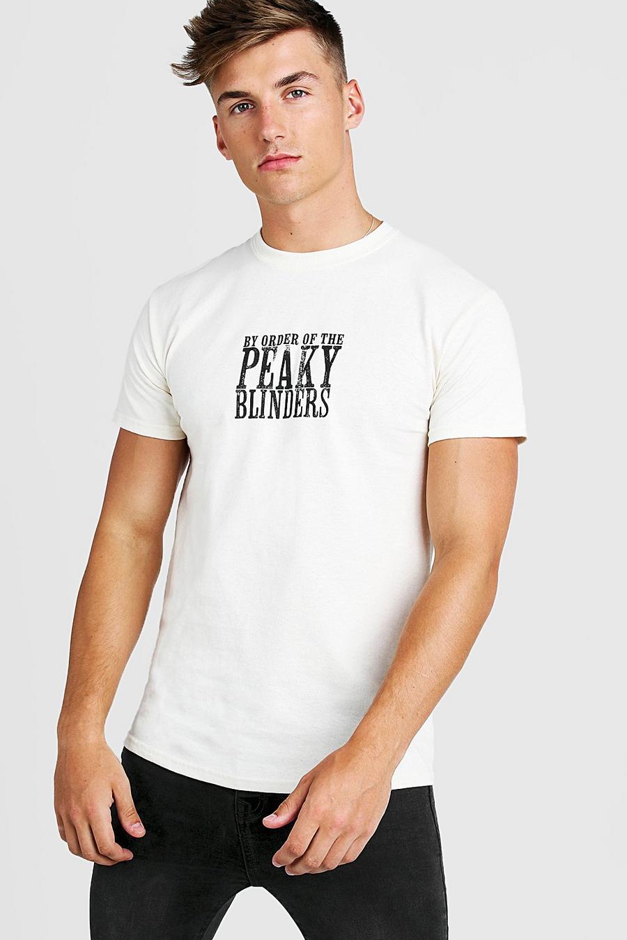 T-Shirt mit ”Peaky Blinders”-Motiv, Steingrau image number 1