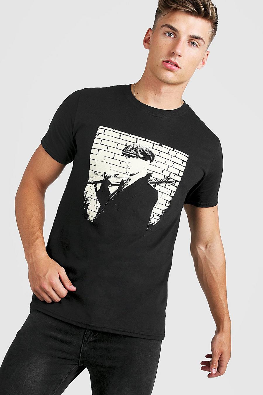 Black Peaky Blinders T-Shirt image number 1