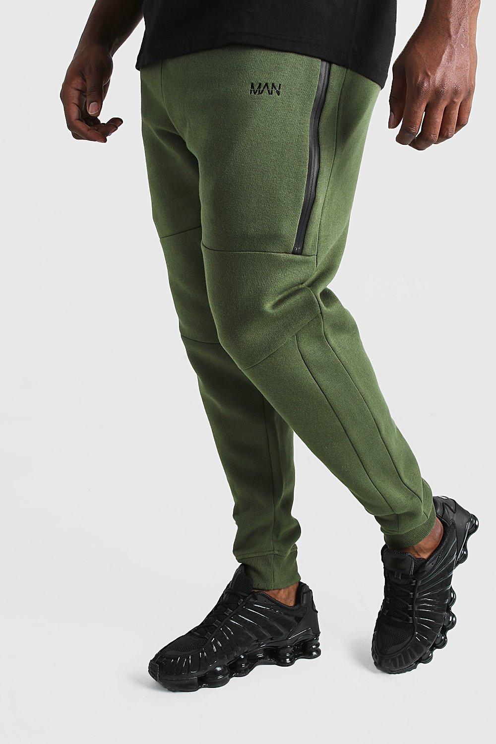 big and tall khaki joggers