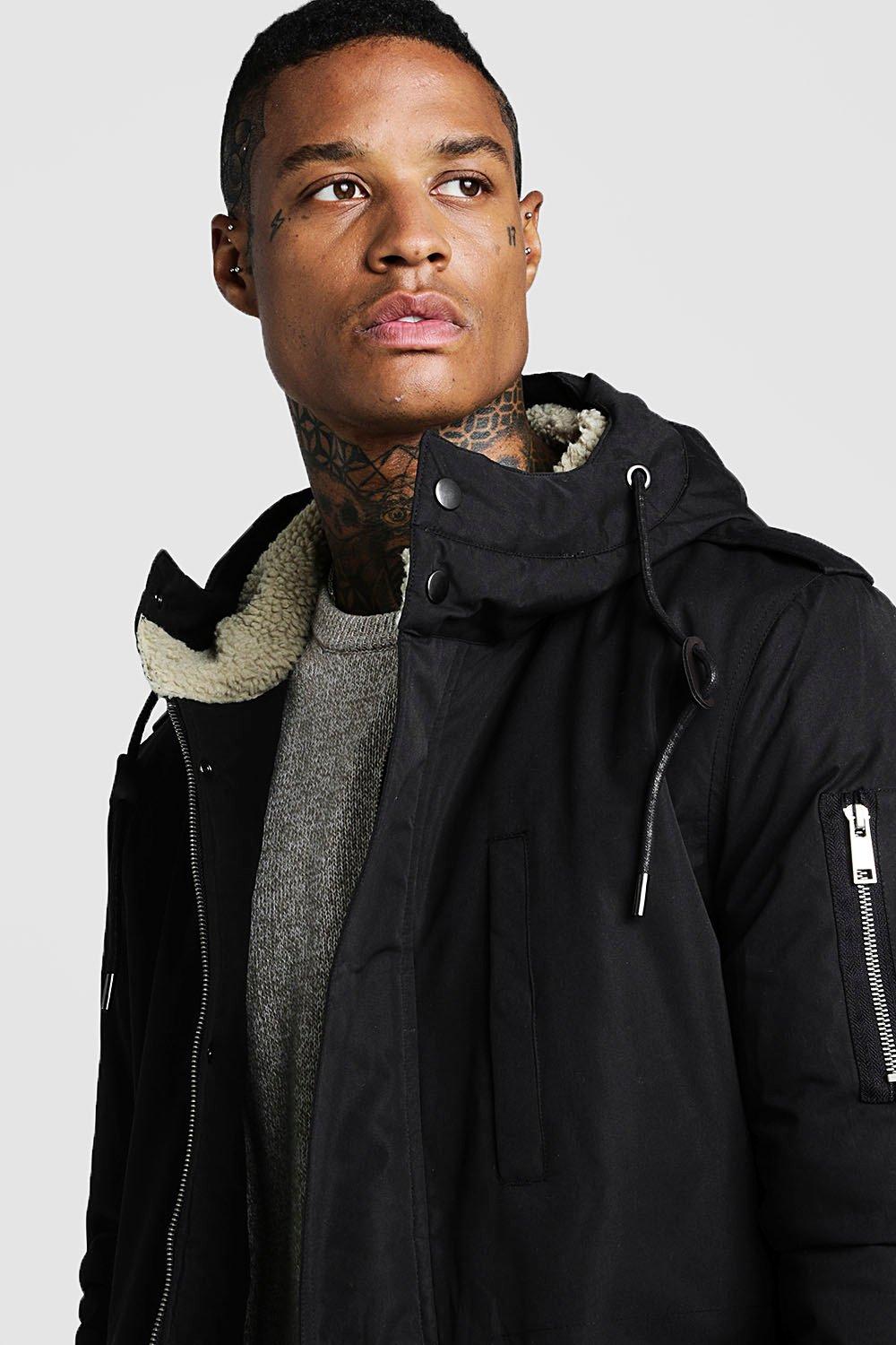 Boohoo hot sale mens parka