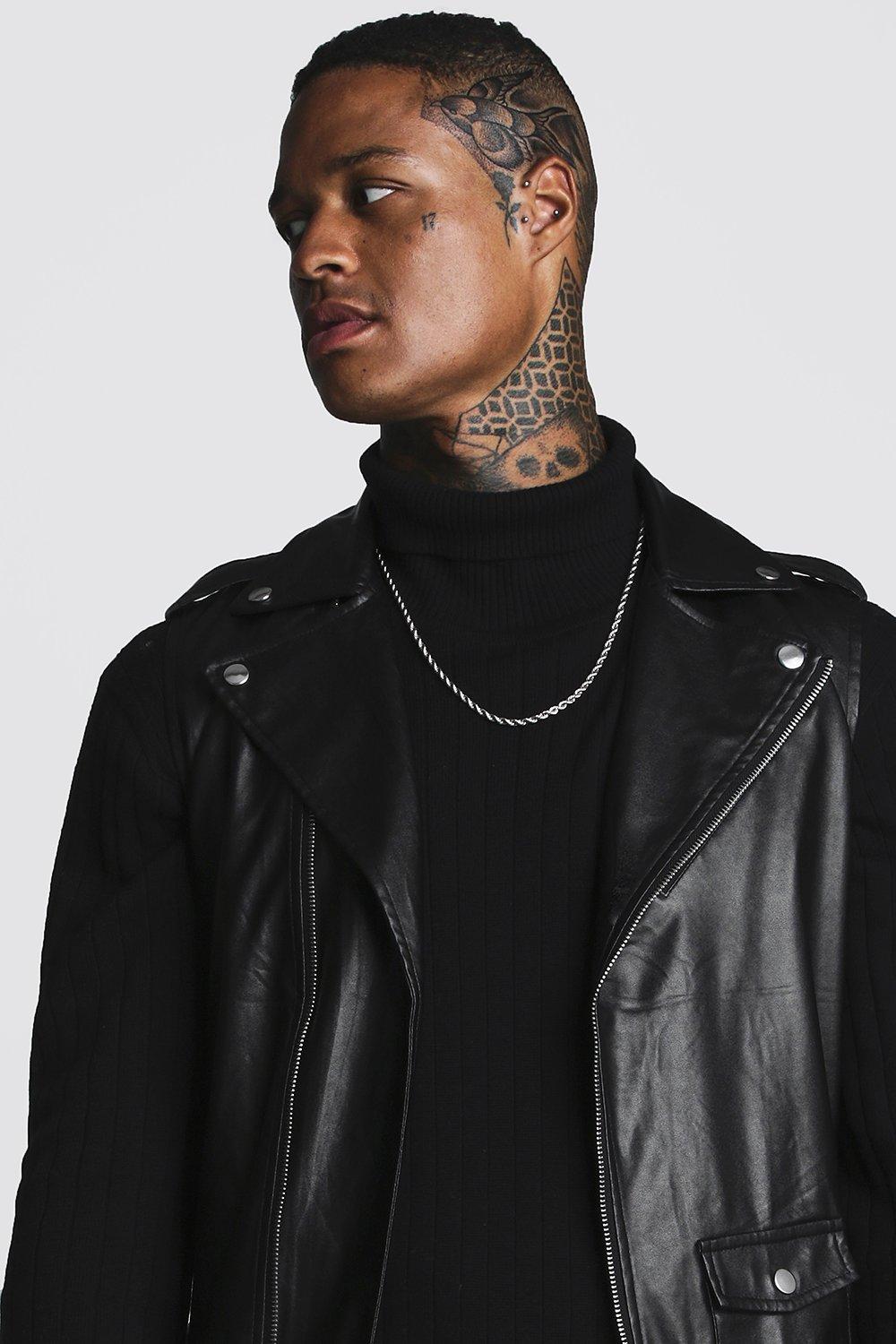 Armless shop leather jacket