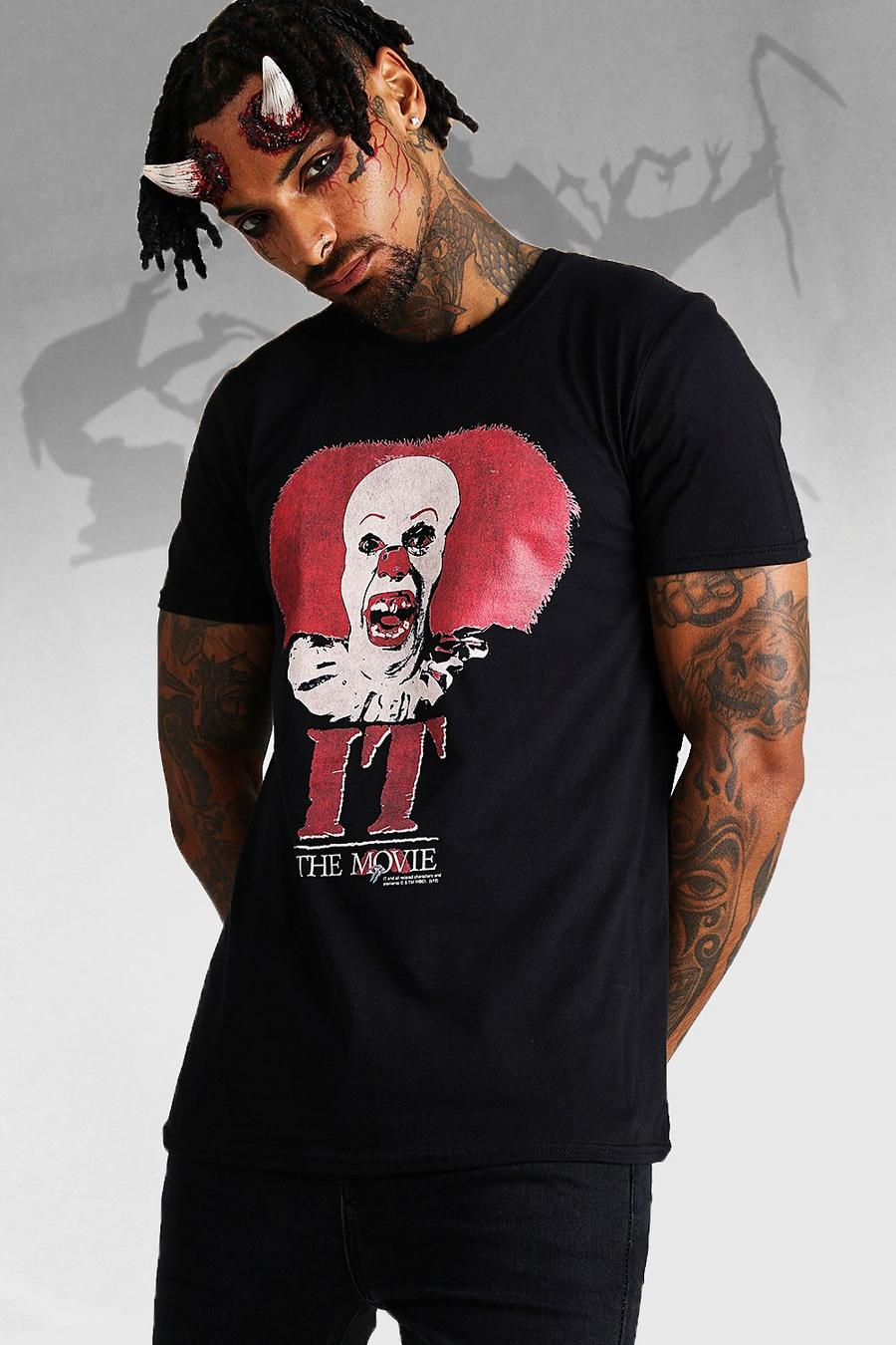 T-Shirt mit lizenziertem „IT The Movie“-Print, Schwarz image number 1