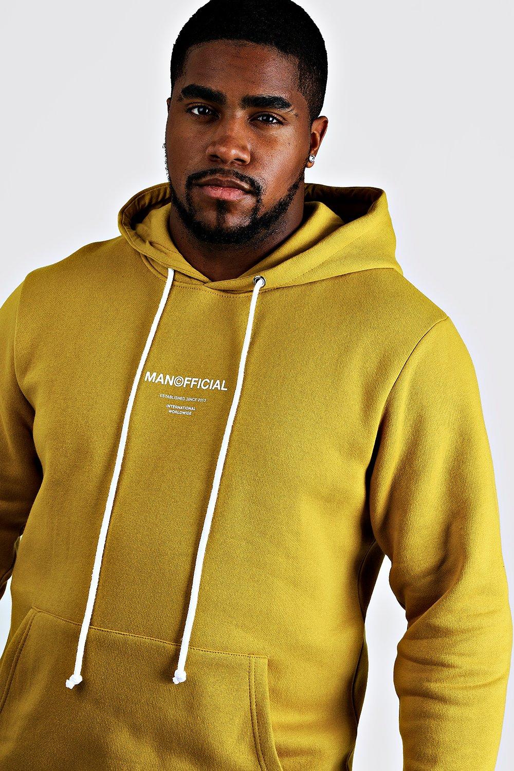 Big and best sale tall yellow hoodie