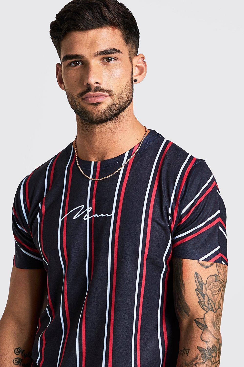 Playeras rayas best sale verticales hombre