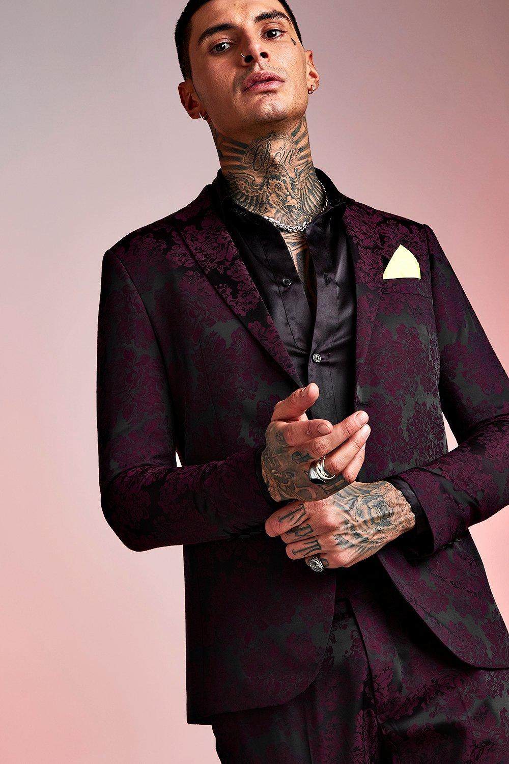 paisley suit coat