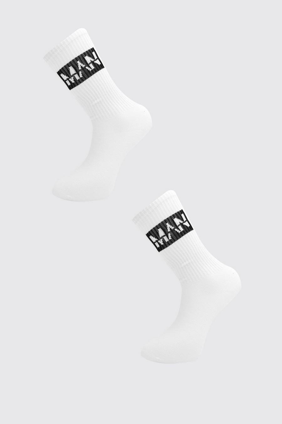 Confezione con 2 paia di calzini MAN con linea image number 1