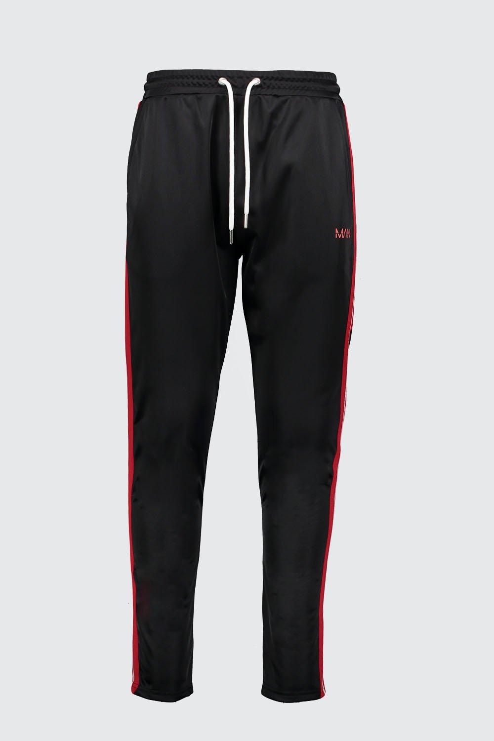 red side stripe joggers