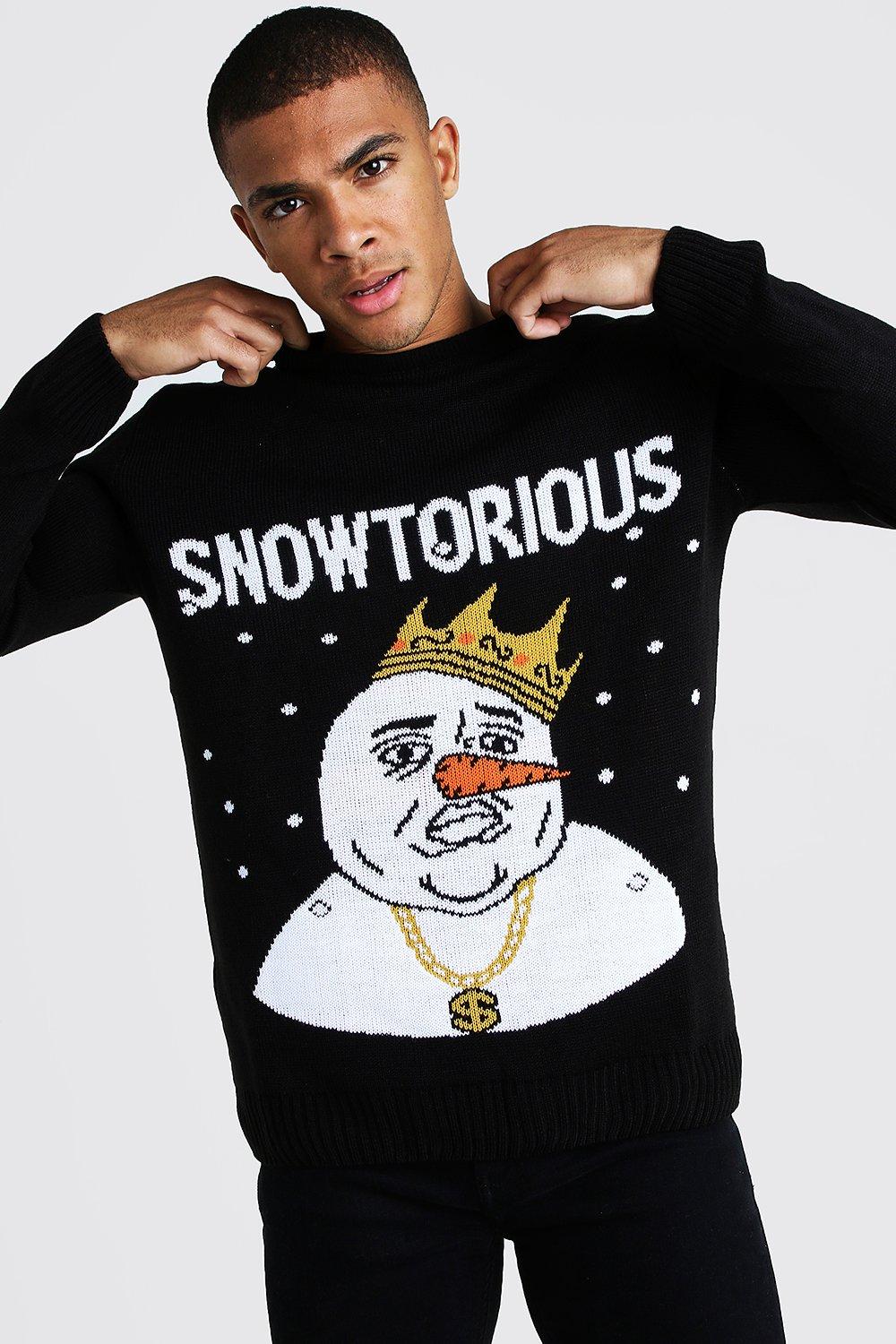 mens christmas jumper boohoo