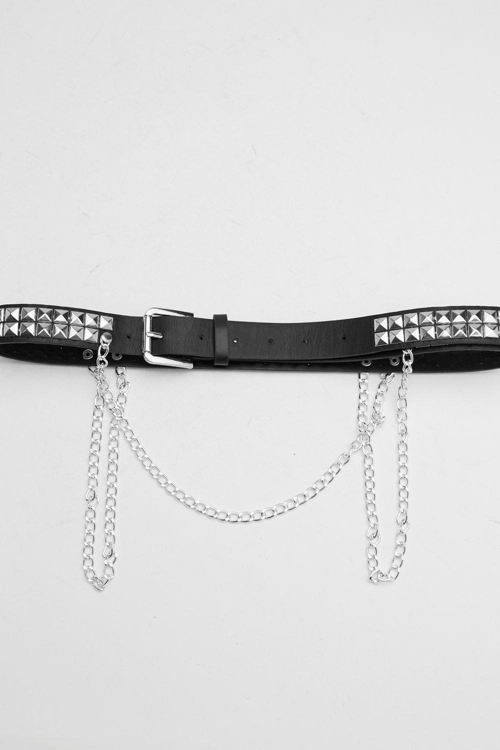 Studded Chain Belt