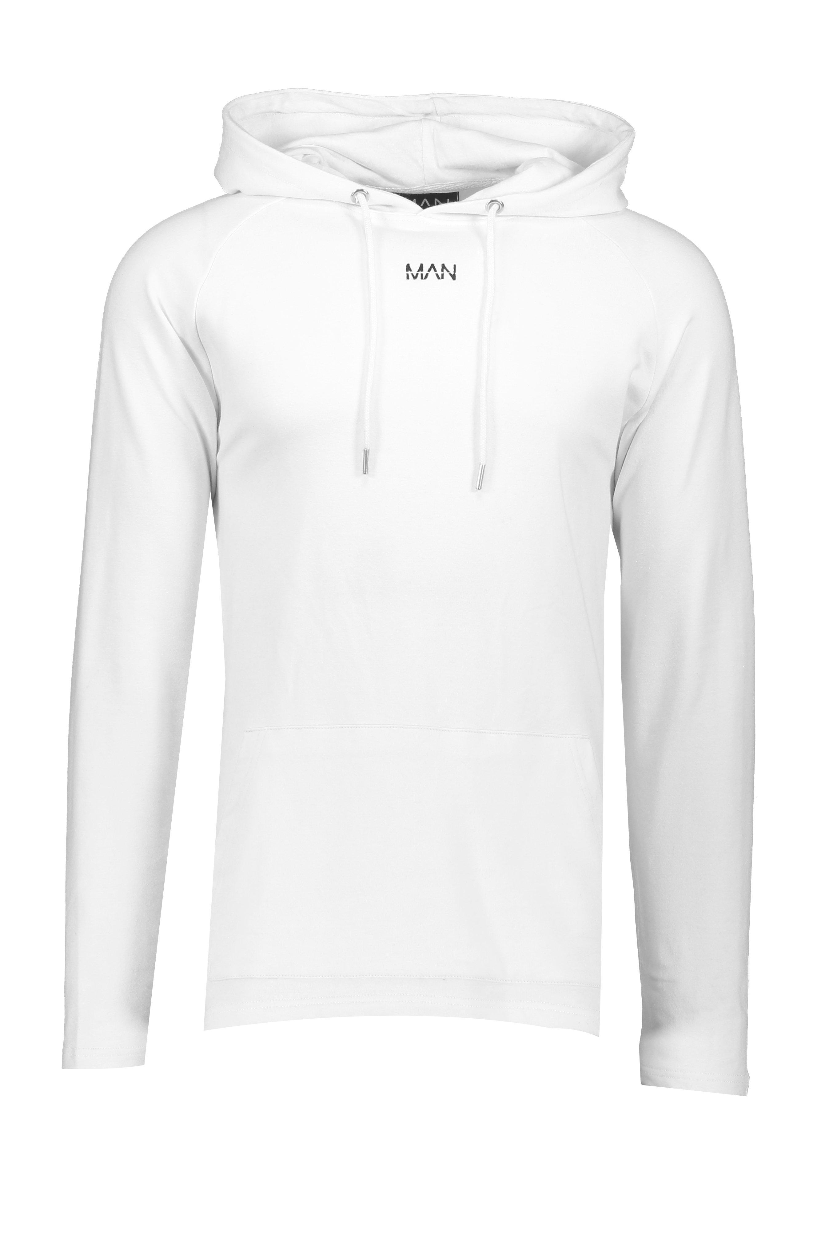 Basic witte hoodie best sale