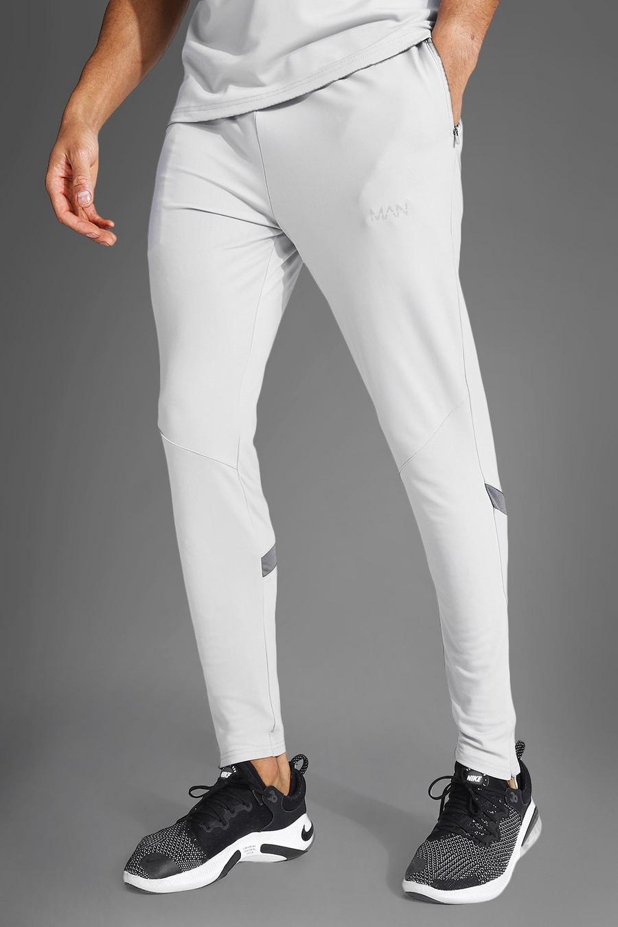 Pantaloni tuta MAN Active con tasca con cerniera Performance, Grigio image number 1