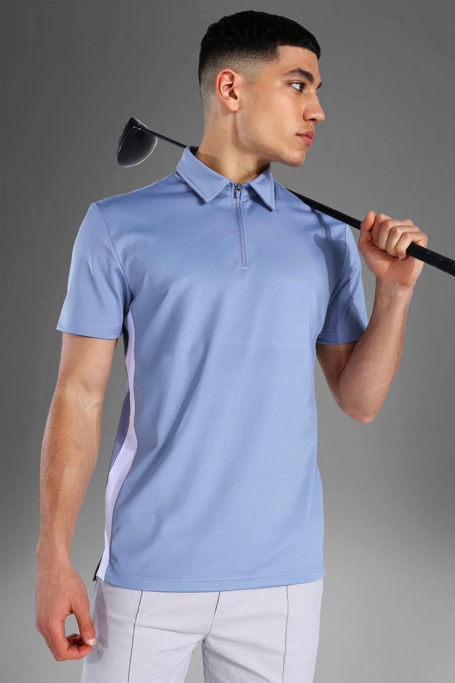 Top polo MAN Active, Dusty blue (bleu) image number 1